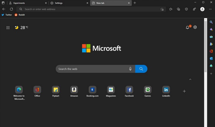 微軟測試Win11 Edge瀏覽器新測試，云母效果標題欄